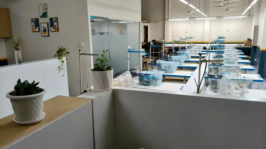 Garment sampling room in Uttarkhan, Dhaka